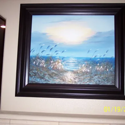 Genuine Painting 24" x 24" plus frame included $70