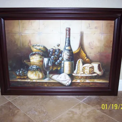 Genuine Painting 24" x 36" plus frame included $95