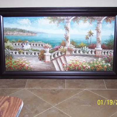  Genuine Painting 48" x 24" plus frame included $125