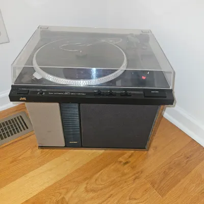 Sale Photo Thumbnail #46: JVC turn table and vintage Bose speaker