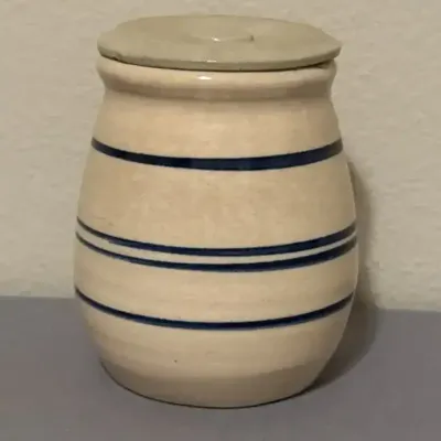 Marshall Pottery 1896 Lidded Jar Signed Kenneth Wingo