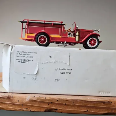 National Motor Museum Mint 1928 REO Fire Truck No. 32308
