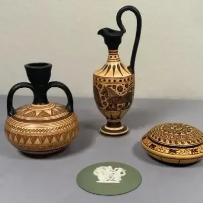 Wedgwood Jasperware & Handmade Greek Pottery Collection
