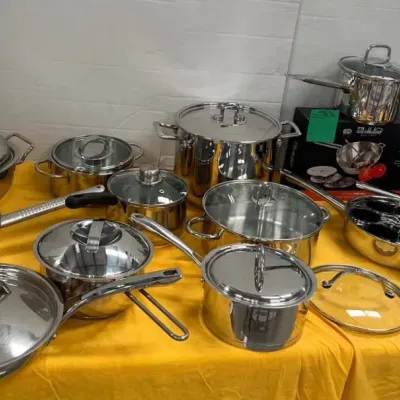 Pots And Pans Cuisinart, Bodum, & Meyer
