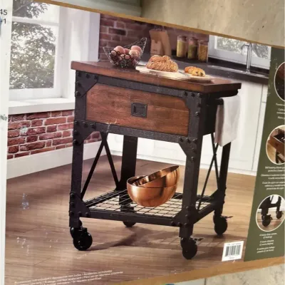 Vintage Style Kitchen Cart New Inbox