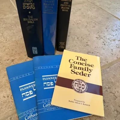 Jewish Prayer Books, Haggadahs & Religious Book Collection