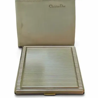 Vintage Christian Dior Paris Powder Compact & Mirror 