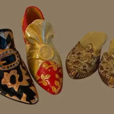 Decorative Ceramic Shoe & Slipper Figurine Collection