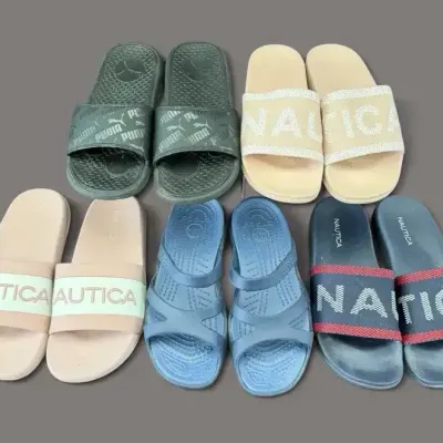 Crocs, Nautica, & Puma Women’s Slide Sandals, Sizes 7–8 