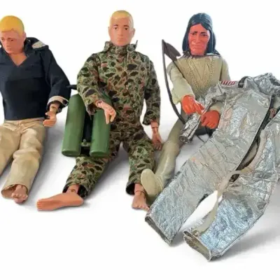 Vintage 1960s Hasbro G.I. Joe Action Figure Lot 