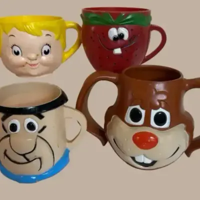 Vintage Character Figural Mug Collection