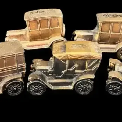 Vintage Banthrico Advertising Bank Automobile Coin Banks