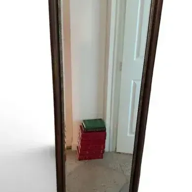 Tall Framed Wall Mirror