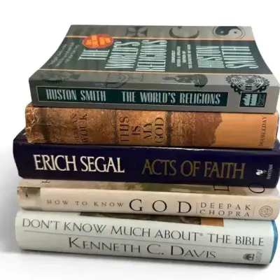 Religion, Faith & Spirituality Book Collection  Huston Smith, Deepak Chopra, Herman Wouk & More