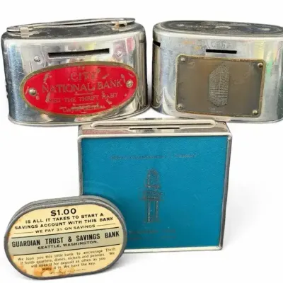Vintage Advertising Bank Coin Banks
