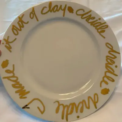 Rosanna Imports “Art of Clay” Decorative Serving Platter 