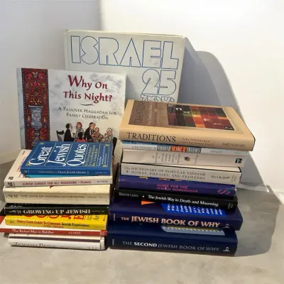 Jewish Culture, Yiddish & Israel Reference Book Collection