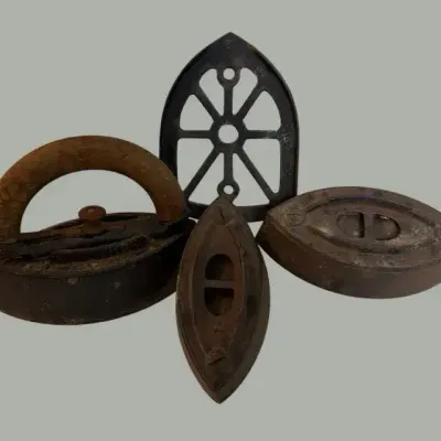 Antique Cast Iron Sad Iron & Flat Iron Collection