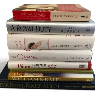British Royal Family & Princess Diana Book Collection