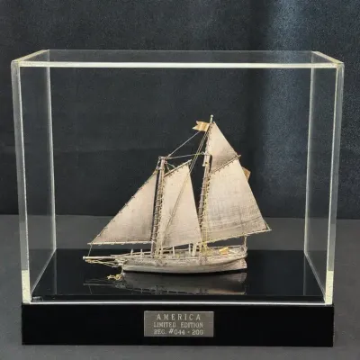 "America" Limited Edition Sailboat Model #044/200 
