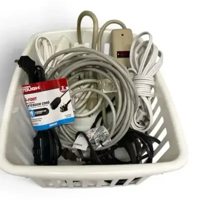 Assorted Extension Cords & Power Strips