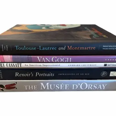 Impressionist & European Masters Art Book Collection – Van Gogh, Renoir, Toulouse-Lautrec, Mary Cass