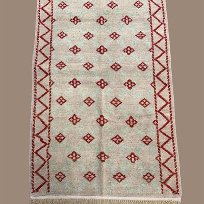 Light Neutral Rug – Minimal Geometric Pattern