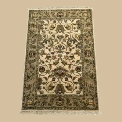 Neutral Traditional Floral Rug – A versatile cream and beige palette with detailed traditional patterning for an understated, elegant look.