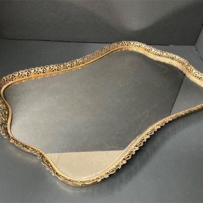 Sale Photo Thumbnail #26: Lot # : 516 - Vintage Mirrored Vanity Tray
