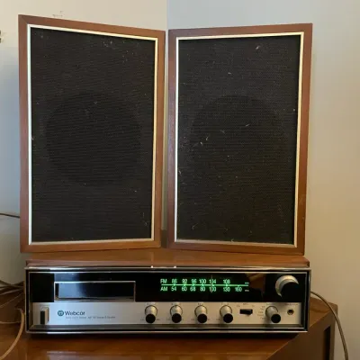 Working webcor stereo and speakers