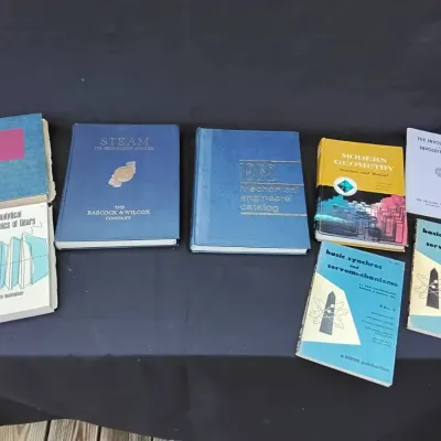 Lot of vintage engineering books