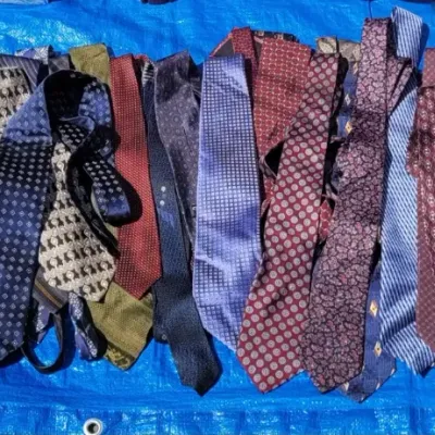 Large lot of men s neckties