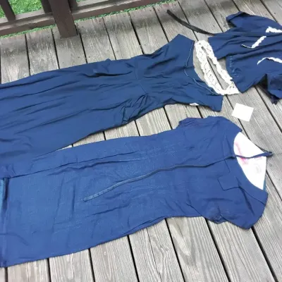 A2 vintage women s dresses 1 with matching jacket