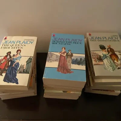 Lot of vintage jean plaid novels