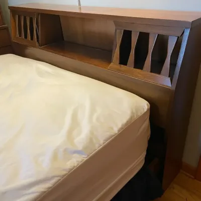 Kent coffey vintage 1960s mid century modern full sized bed frame