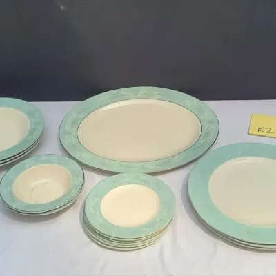 Two sets of very similar mid century china