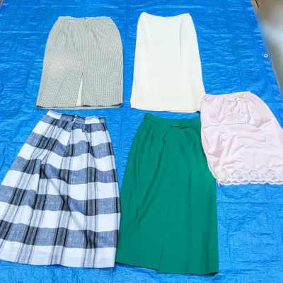 A4 skirts and a slip