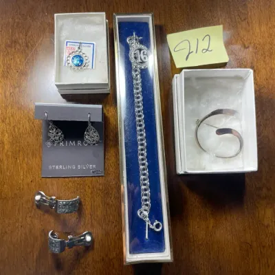 Lot of sterling silver jewelry
