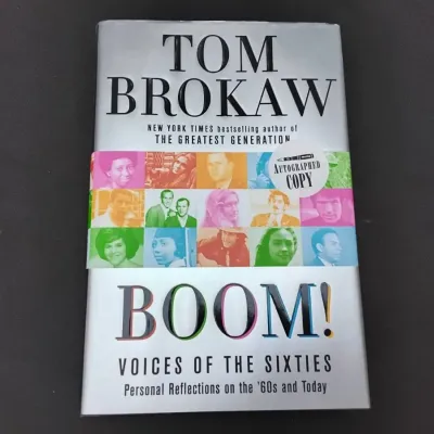 Book signed by tom brokaw