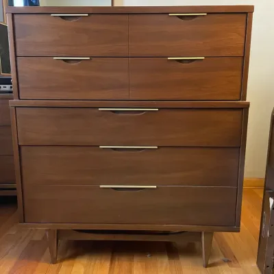 Kent coffey the tableau mid century modern tall dresser