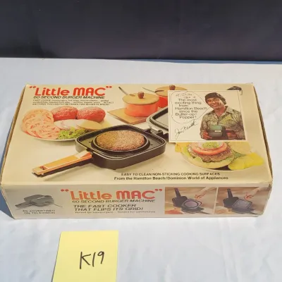 Vintage little mac burger machine
