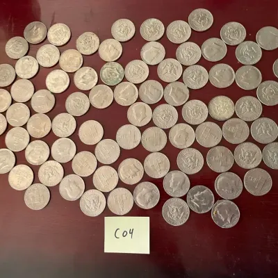 006 lot of half dollar coins