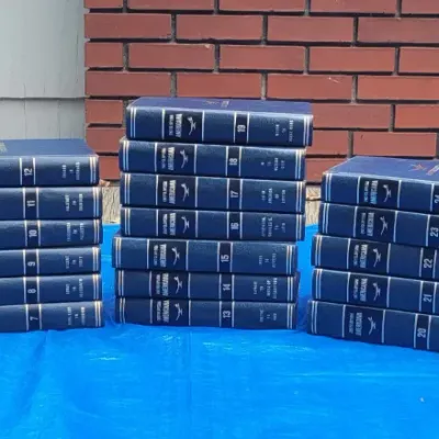 Large set vintage encyclopedia americana