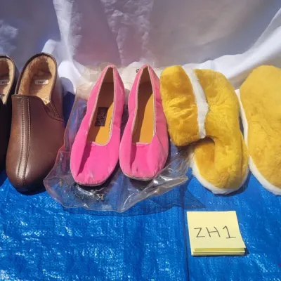A3 pairs of women s slippers including vintage keds