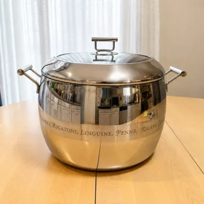 Hk corlini by roscan stainless steel pasta pot with lid