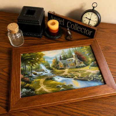 Ld pottery barn clock rustic cottage de cor collection