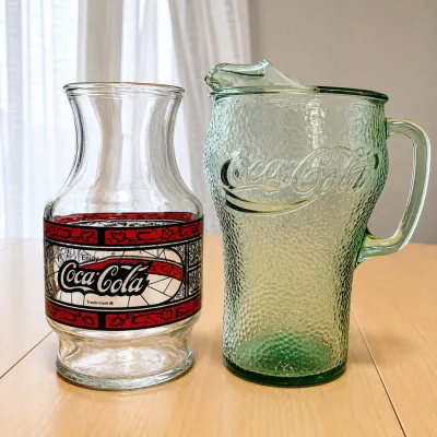 C9 coca cola glass carafe and pitcher set