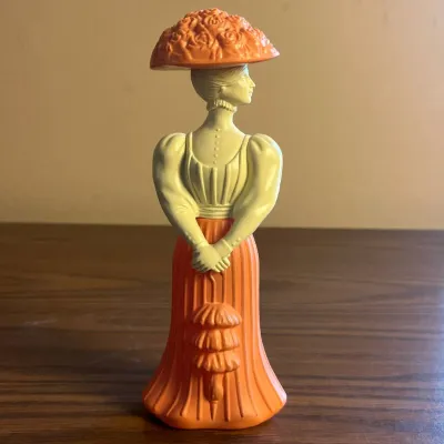 p Vintage Avon Fashion Figurine Topaze Cologne Bottle (empty)- Gay Nineties Collection H- 8in.jpgp 