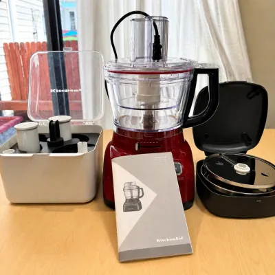 hk KitchenAid KFP1355 Food Processor with Julienne and French Fry Discs with replacement blades and storage case .jpg
