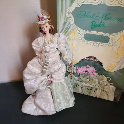 b Mint Memories Barbie Victorian Tea Porcelain Doll w Original Box and COA.jpg
